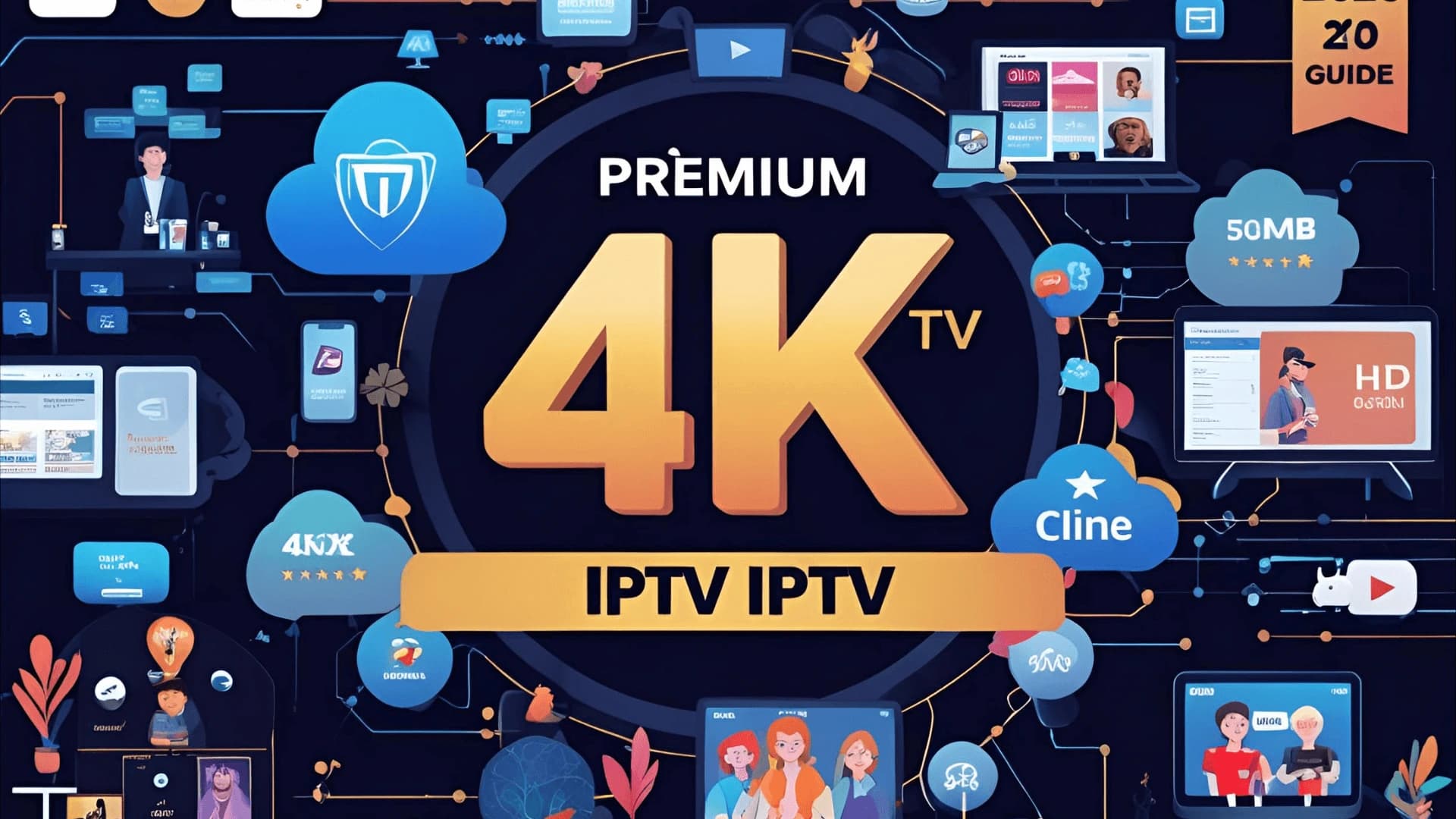IPTV Premium 4K 2025 | Guide Complet Streaming Ultra HD France